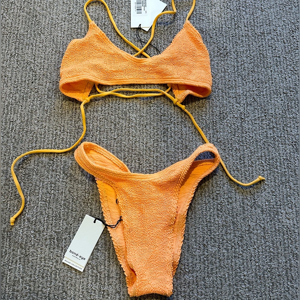 Selena Crop Eco Tangerine - One size ; Scene brief Eco Tangerine - One size